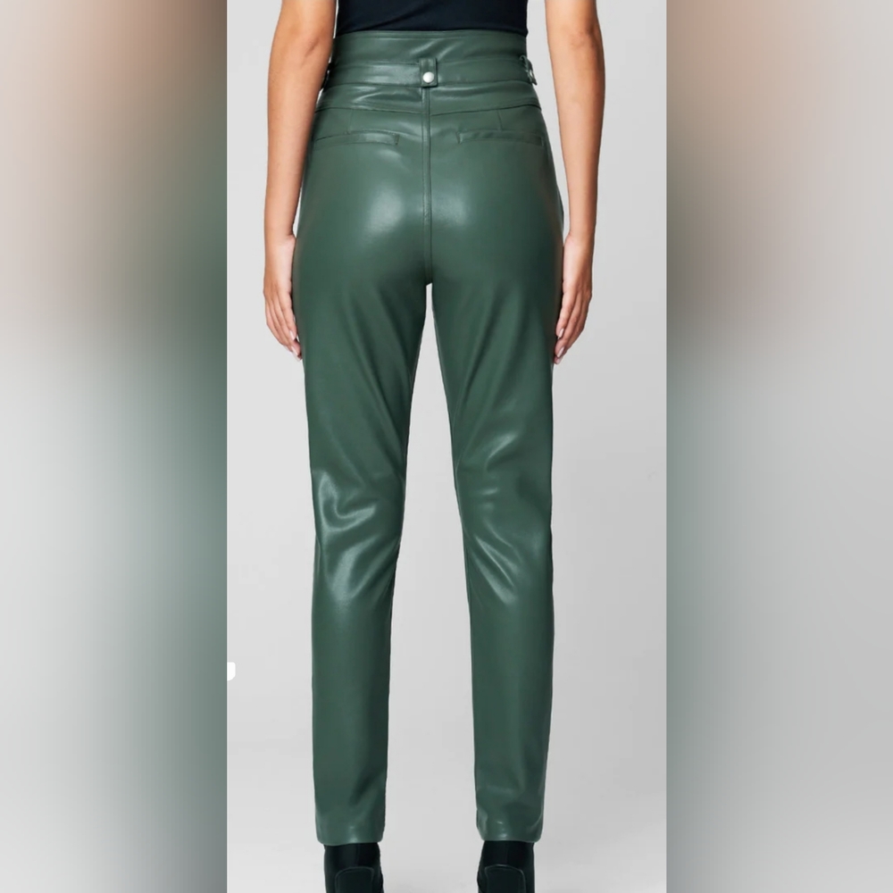New! Blank NYC pleather high waisted paper-bag pants - Picture 2 of 4